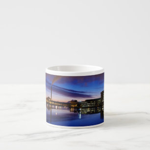 Taza De Espresso Green Bay Wisconsin escena nocturna espresso mug