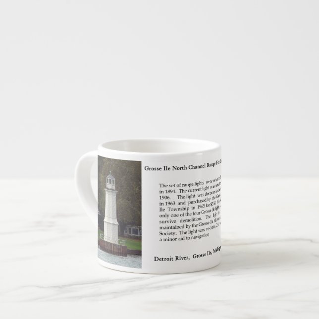 Taza De Espresso Grosse Ile North Channel Front Range Light (Izquierda)