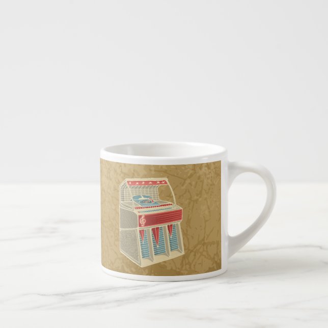 Taza De Espresso Grunge Jukebox (Derecha)