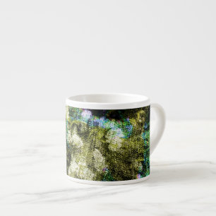 Taza De Espresso Guay, arte digital único y de moda del patrón de f