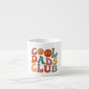 Taza De Espresso Guay Dads Club Dad Día del Padre Retro Groovy