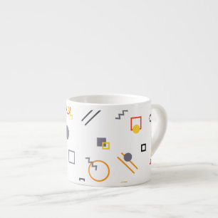 Taza De Espresso Guay, ilustracion abstracto único, moderno y urban