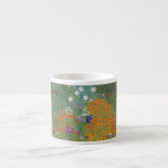 Taza De Espresso Gustav Klimt Flor Jardín Naturaleza<br><div class="desc">Un bonito cuadro del jardín,  un cuadro clásico de Gustav Klimt,  llamado Cottage Garden,  o Bauergarten,  1907,  que se encuentra cerca de un jardín de flores,  un cuadro de flores de colores.</div>