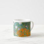 Taza De Espresso Gustav Klimt - Jardín de flores<br><div class="desc">Jardín de flores - Gustav Klimt en 1905-1907</div>