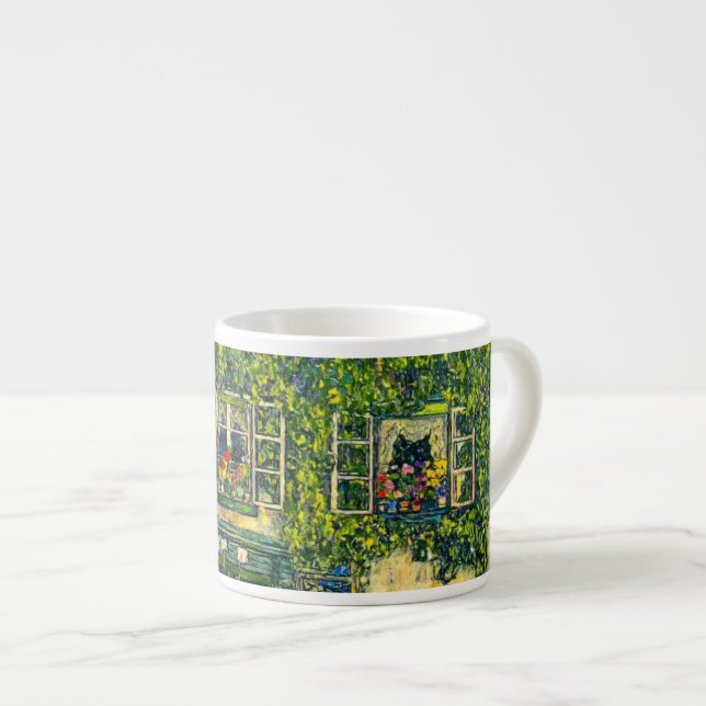 Taza De Espresso Gustav Klimt La Casa de la Guardia (Derecha)