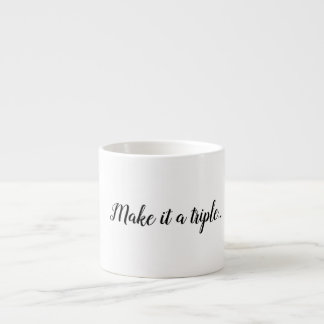 Taza De Espresso Hacerlo un texto triple divertido