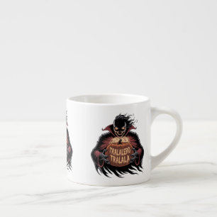 Taza De Espresso Halloween de calabaza de vampiros de Tralero Trala