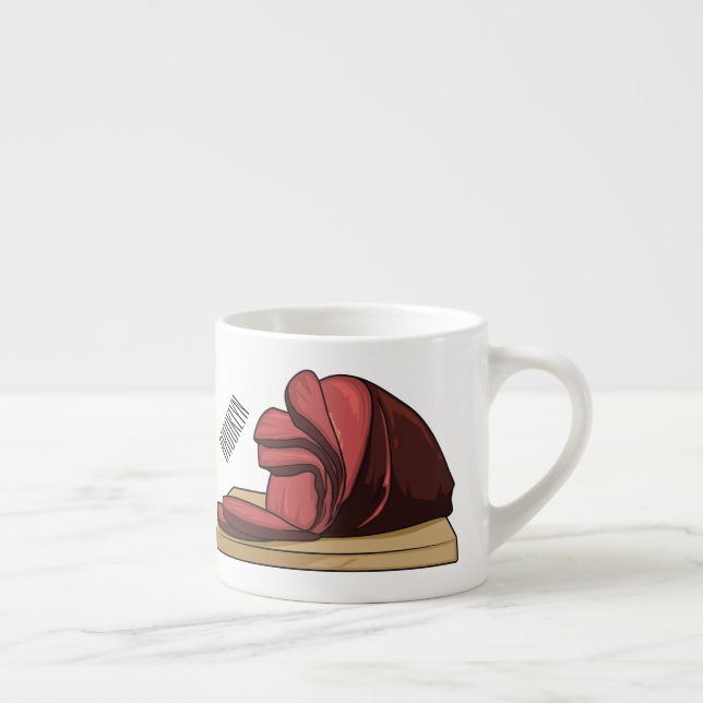 Taza De Espresso Ham personalizado ilustracion (Derecha)