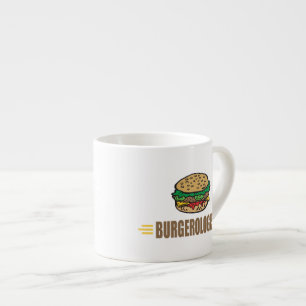 Taza De Espresso Hamburguesa divertida