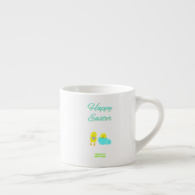Taza De Espresso Hatchlings de Pascua Espresso Mug (Derecha)