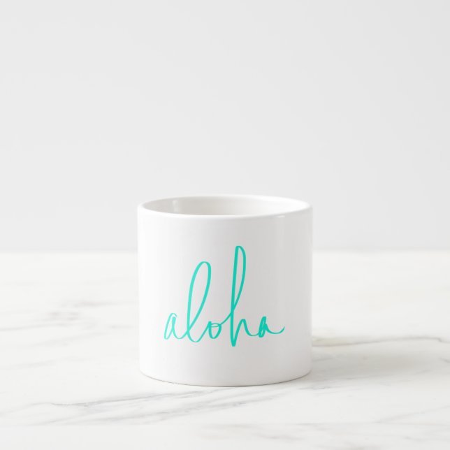 Taza De Espresso Hawaiana (Frente)
