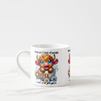 Taza De Espresso Hay 2 Tipos de Personas Personas de Café y Tristes