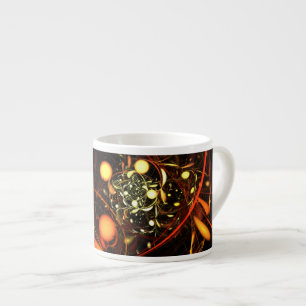 Taza De Espresso Heartbeat Resumen Arte Espresso Mug