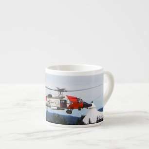 Taza De Espresso Helicóptero MH60T Jayhawk espresso mug