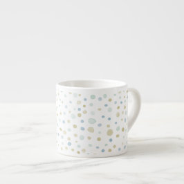 Taza De Espresso Henry Confetti Watercolor Dots Espresso Mug