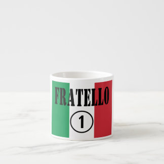 Taza De Espresso Hermanos italianos: Uno de Fratello Numero