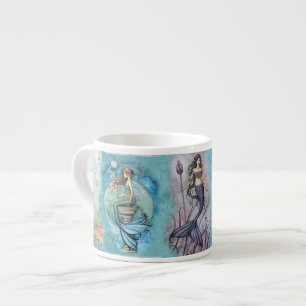 Taza De Espresso Hermosa sirena