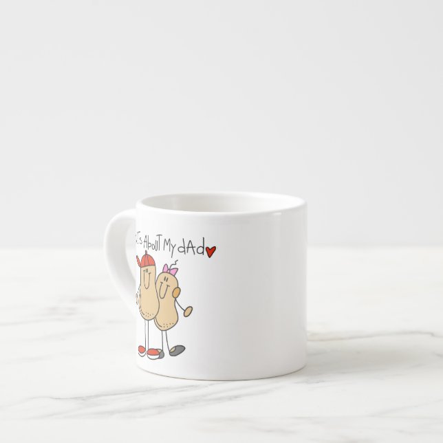 Taza De Espresso Hija - nueces sobre mis camisetas y regalos del (Izquierda)
