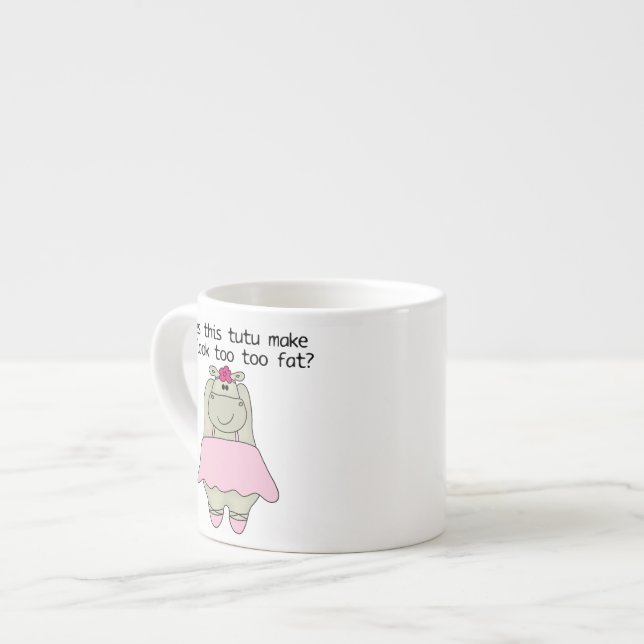 Taza De Espresso Hippo Tu Fat (Izquierda)