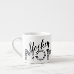 Taza De Espresso Hockey Mom Wordle