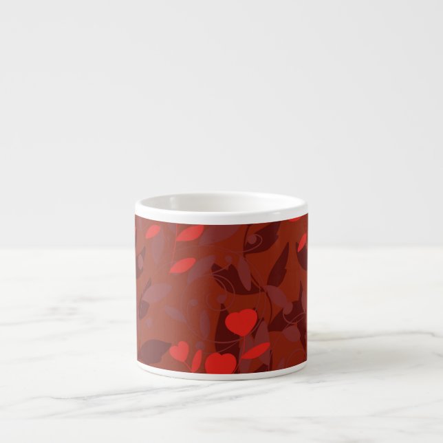 Taza De Espresso hoja (Frente)