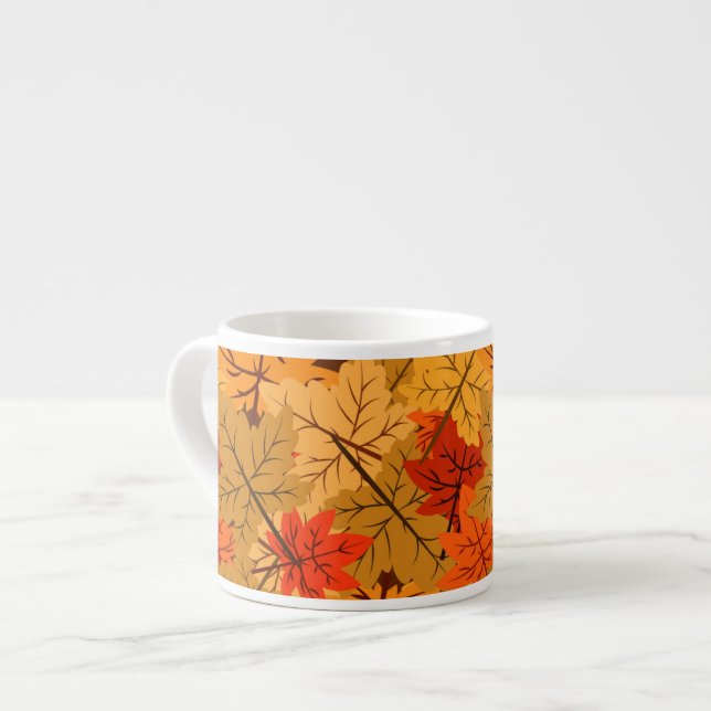 Taza De Espresso Hojas de arce de otoño (Izquierda)