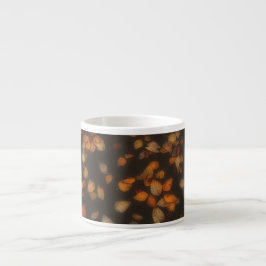 Taza De Espresso hojas de otoño