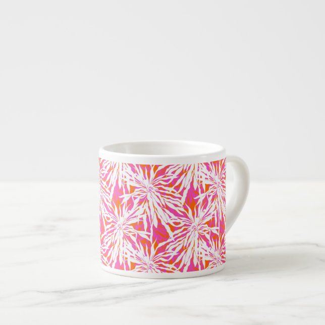 Taza De Espresso Hojas de palma tropicales (Derecha)