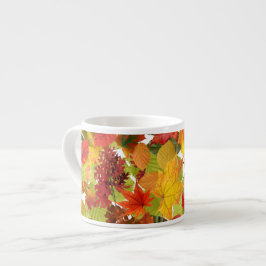 Taza De Espresso Hojas otoñales