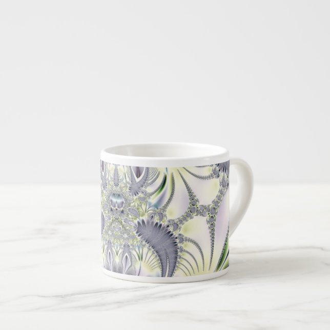 Taza De Espresso Hojas Purpura (Derecha)