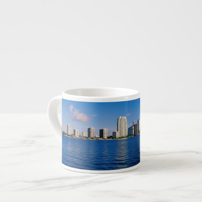 Taza De Espresso Horizonte de Miami, la Florida (Izquierda)