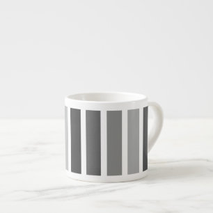 Taza De Espresso Hues de gris plateado