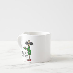 Taza De Espresso Humor de entrega de pizza