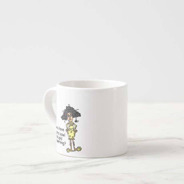 Taza De Espresso Humor de estupidez (Izquierda)