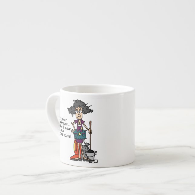 Taza De Espresso Humor del ama de casa (Izquierda)