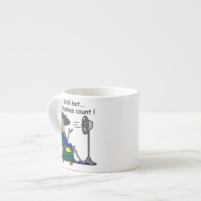 Taza De Espresso Humor del flash caliente (Izquierda)