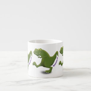 Taza De Espresso Humor divertido de los personalizados de los dinos