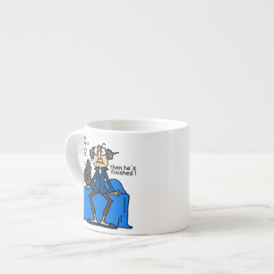 Taza De Espresso Humor entonces acabado incompleto de la boda