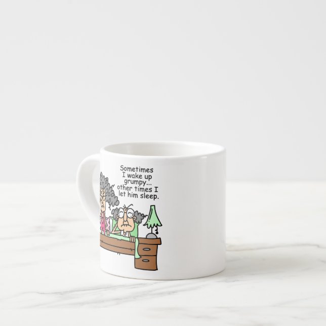 Taza De Espresso Humorística deja dormir mal (Izquierda)