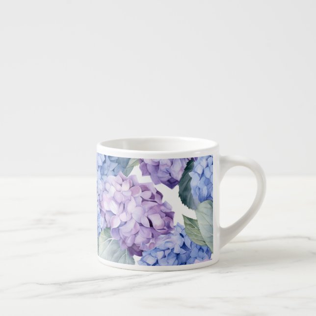 Taza De Espresso Hydrangeas (Derecha)