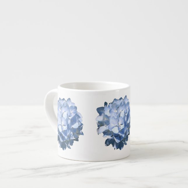 Taza De Espresso Hydrangeas azules (Izquierda)