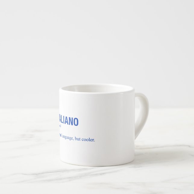 Taza De Espresso Idioma ITALIANO (Derecha)