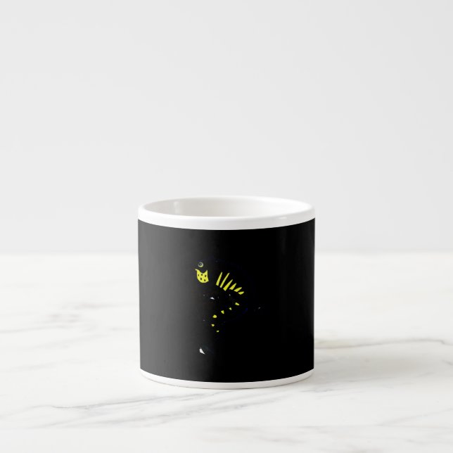 Taza De Espresso Iguana Hechos (Frente)