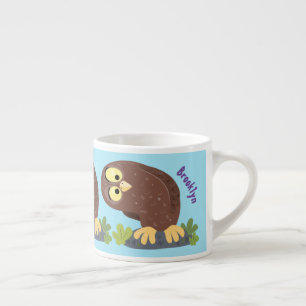 Taza De Espresso Ilustracion curioso y gracioso de personalizado de