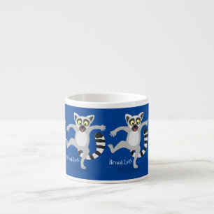 Taza De Espresso Ilustracion de personalizado bailador de lémur de 
