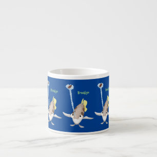 Taza De Espresso Ilustracion de personalizado de Arquero Cutáneo