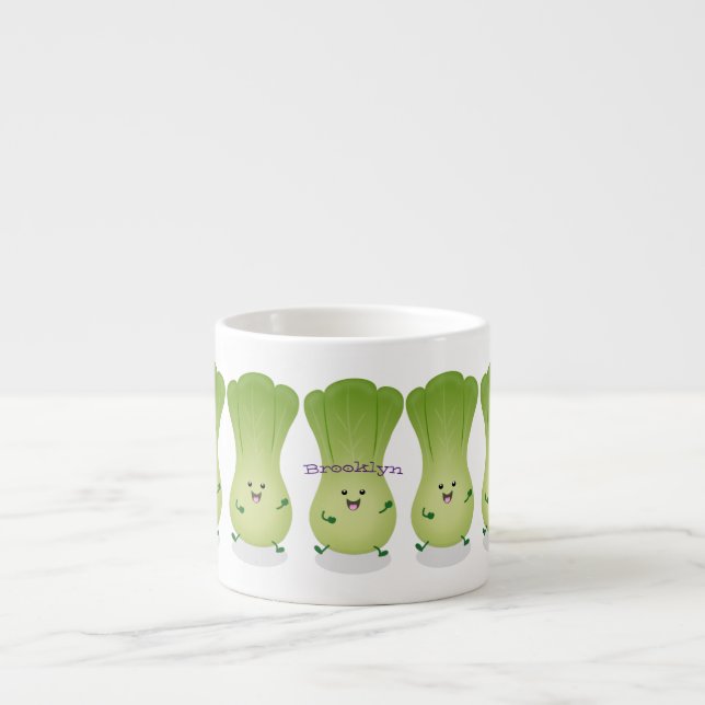 Taza De Espresso Ilustracion de personalizado de bebé choy (Frente)