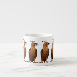 Taza De Espresso Ilustracion de personalizado de buitre con barba