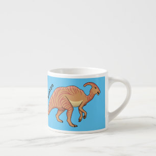 Taza De Espresso Ilustracion de personalizado de dinosaurios de par