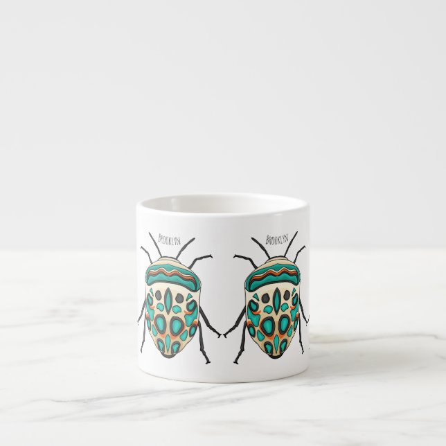 Taza De Espresso Ilustracion de personalizado de fallos de Picasso (Frente)
